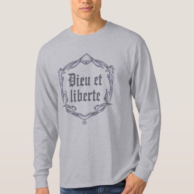 Camiseta Dieu et liberte (Anverso)