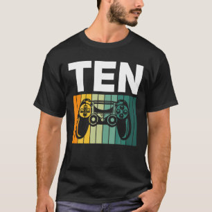 Camiseta Diez 10 Años De Cumpleaños
