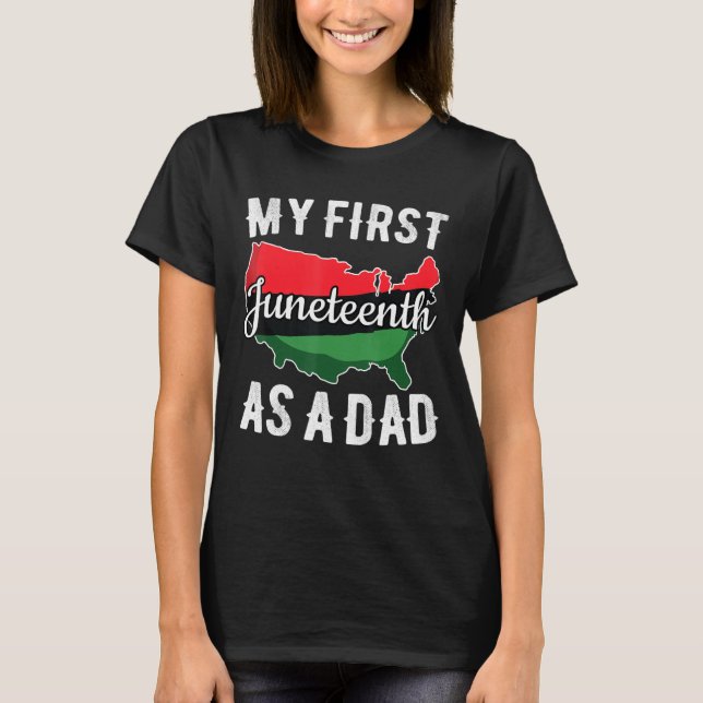 Camiseta Diez Años De Abril Día De Los Padres Bandera Estad (Anverso)