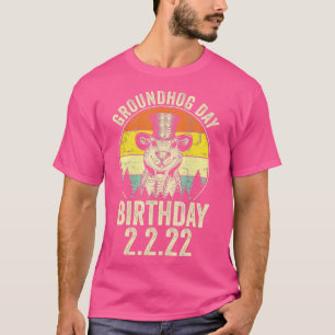 Camiseta Diez de cumpleaños 2 de Groundhog Funny