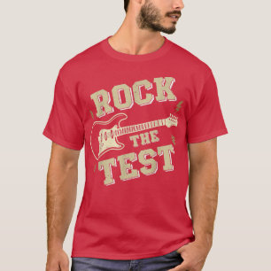 Camiseta Diez de prueba divertida Rock el profesor de rock 