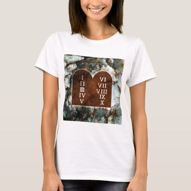 Camiseta Diez mandamientos (Anverso)