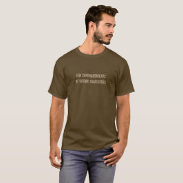 Camiseta Diez mandamientos de las hijas de la datación