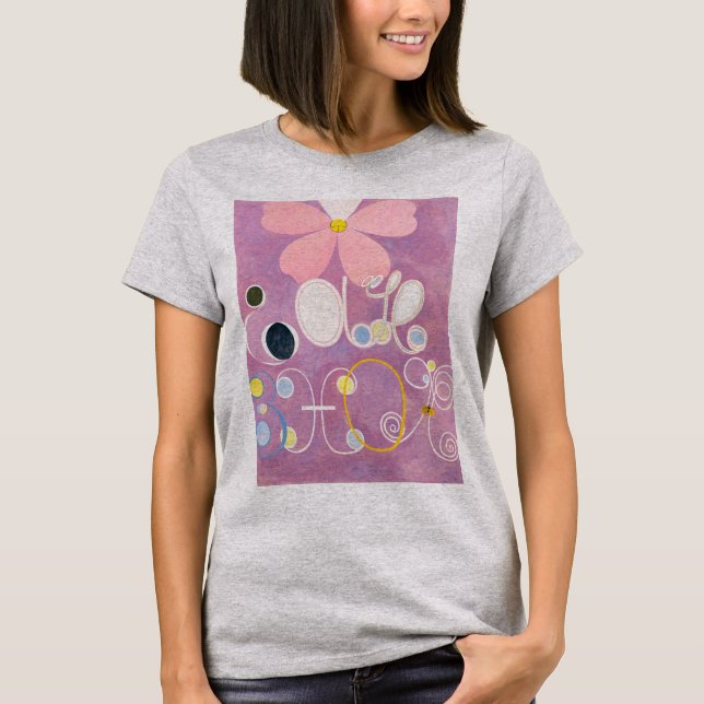Camiseta Diez mayores, número 5, adultez | Hilma af Klint | (Anverso)
