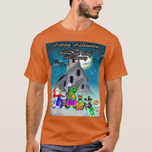 Camiseta Diez pequeños monstruos Feliz Holloween(v2)