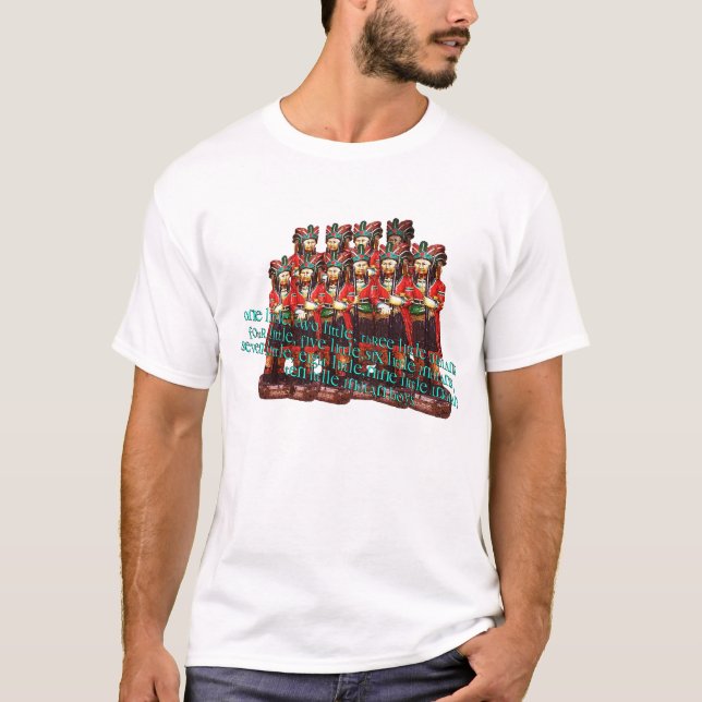 Camiseta Diez pequeños muchachos indios (Anverso)