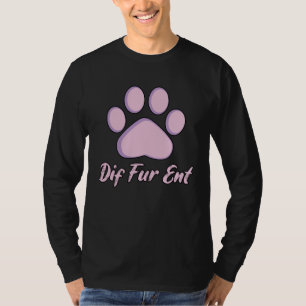 Camiseta Dif Fur Ent para fans del fandom furry hombres muj