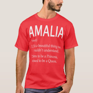 Camiseta Diferencia de nombres de Amalia