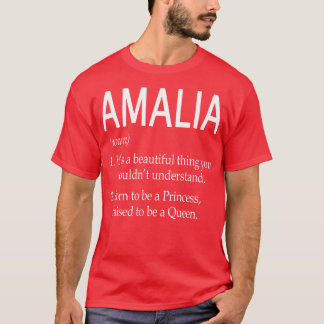 Camiseta Diferencia de nombres de Amalia