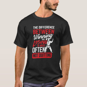 Camiseta Diferencia entre ganar y perder