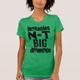 Camiseta Diferencia grande de los tentáculos… N T…