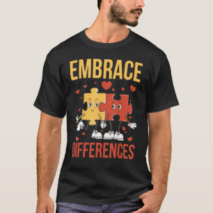 Camiseta Diferencias de adopción, enigma divertida del Día