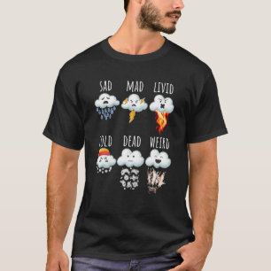 Camiseta Diferencias de nubes meteorológicas Informe Previs