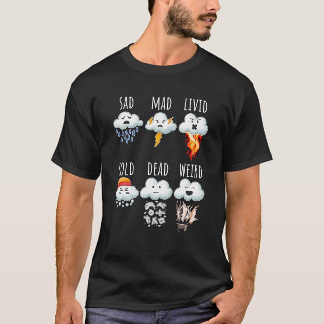 Camiseta Diferencias de nubes meteorológicas Informe Previs (Anverso)