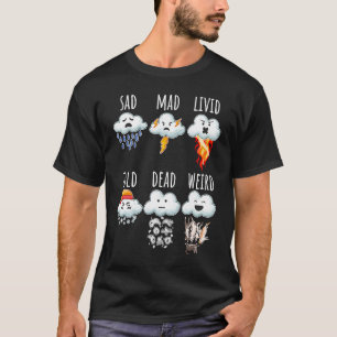 Camiseta Diferencias de nubes meteorológicas Informe Previs