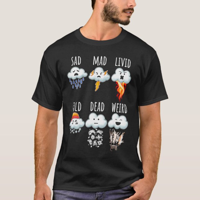 Camiseta Diferencias de nubes meteorológicas Informe Previs (Anverso)