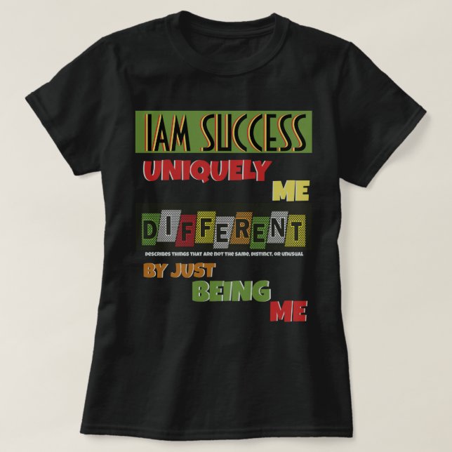 CAMISETA DIFERENTE (Diseño del anverso)