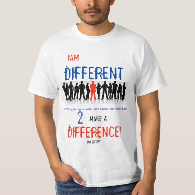 Camiseta DIFERENTE (Anverso)
