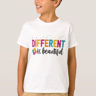 Camiseta Diferente es el bello regalo para la conciencia de