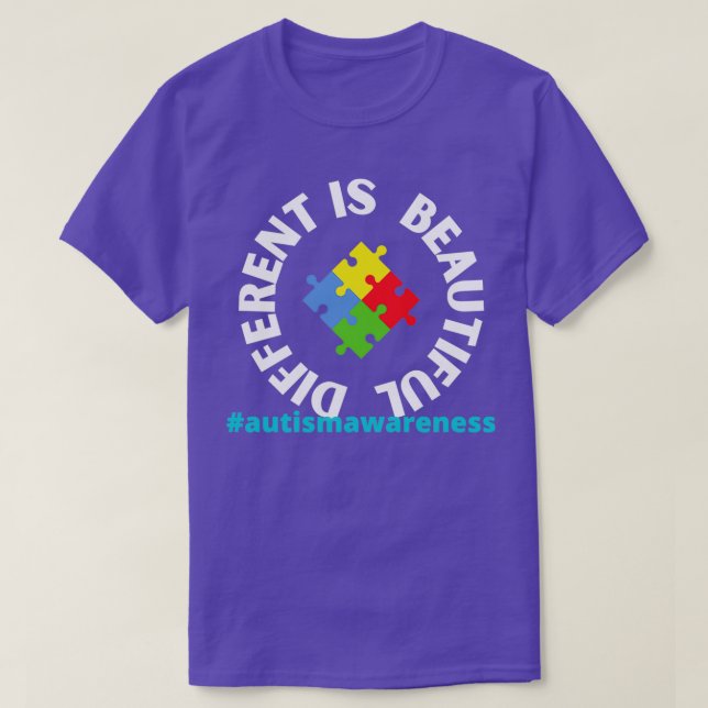 Camiseta Diferente es hermoso (Diseño del anverso)