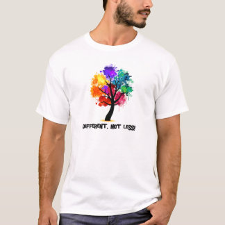 Camiseta Diferente, no menos