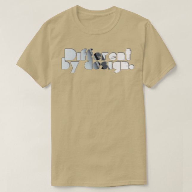 Camiseta Diferente por diseño (Diseño del anverso)