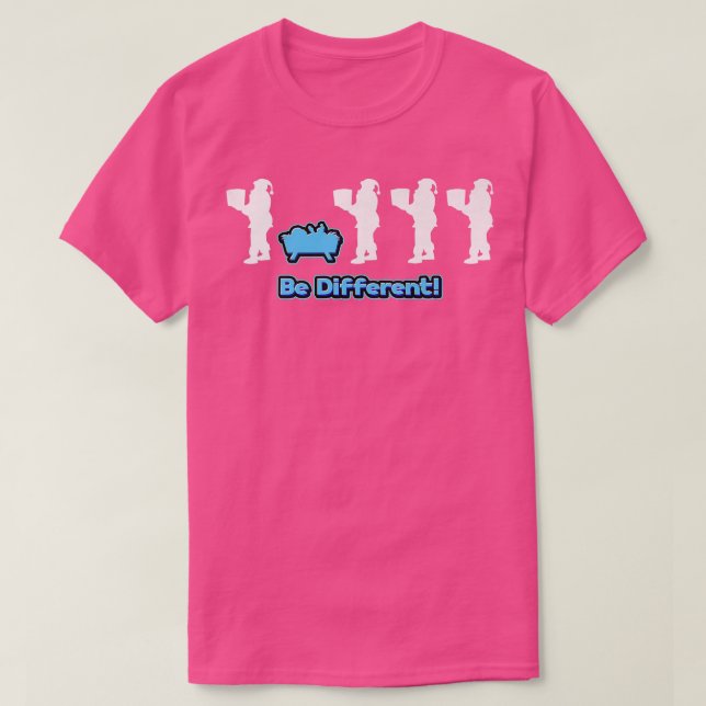 Camiseta diferente ser Christkind es diferente Santa C dive (Diseño del anverso)