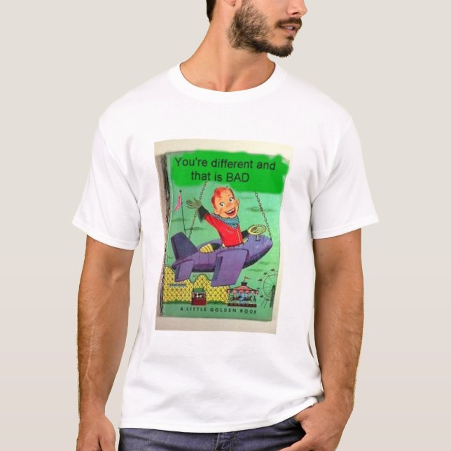 Camiseta Diferente y malo (Anverso)