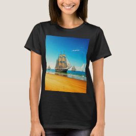 Camiseta Diferentes barcos flotando en el agua