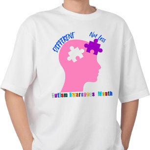 Camiseta Diferentes no menos - Conciencia sobre el autismo