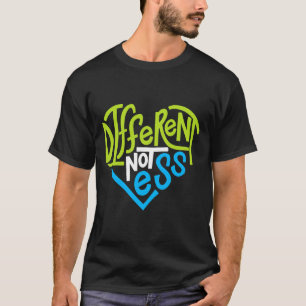 Camiseta Diferentes, No Menos, Del Apoyo Al Autismo