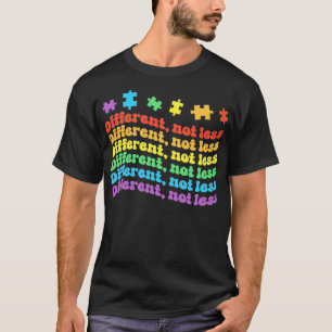 Camiseta Diferentes, no menos rompecabezas, de la concienci