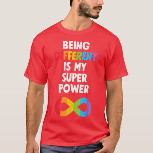 Camiseta Diferentes superpotencias Neurodiversidad Autismo