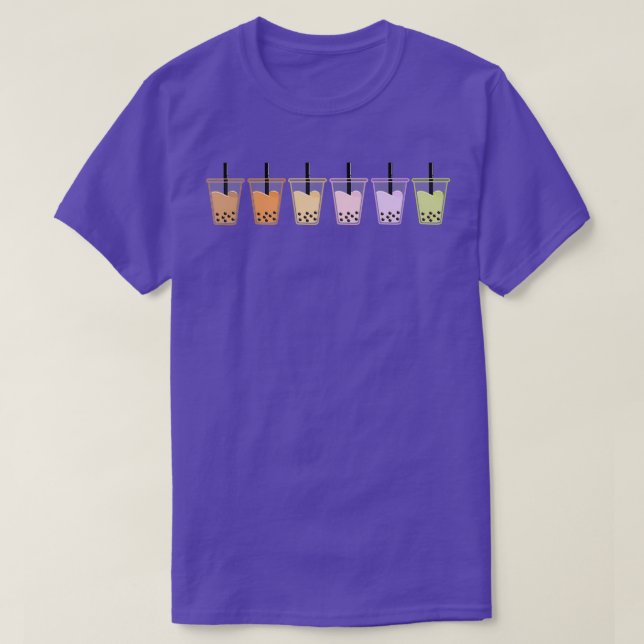 Camiseta Diferentes tipos de boba (Diseño del anverso)