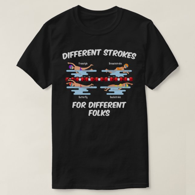 Camiseta Diferentes trazos para diferentes personas Diverti (Diseño del anverso)