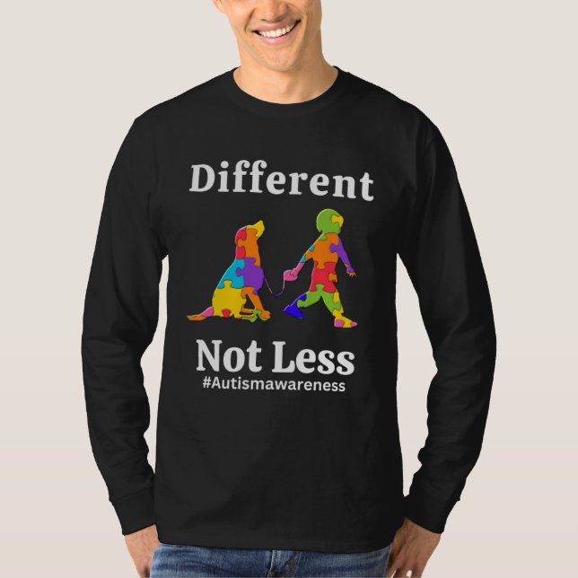 Camiseta Different Not Less Autism Awareness Acceptance Wom (Anverso)