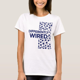 Camiseta Differently Wired – Autism Awareness Month Blue