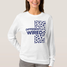 Camiseta Differently Wired – Autism Awareness Month Blue