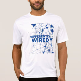 Camiseta Differently Wired – Autism Awareness Month Blue 