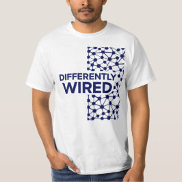Camiseta Differently Wired – Autism Awareness Month Blue