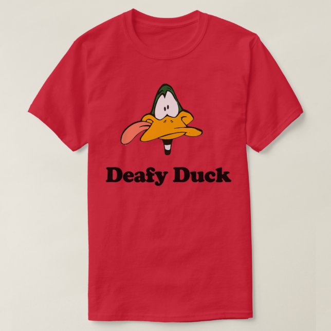 Camiseta Difícil De Escuchar Un Pato Desagradable (Diseño del anverso)