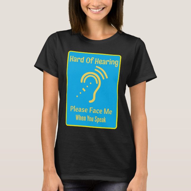 Camiseta Difícil de Oír (Anverso)