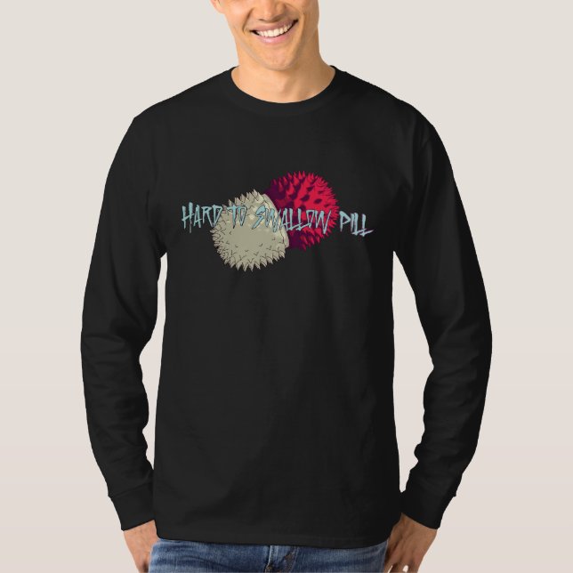 Camiseta Difícil de tragar pastillas (Anverso)