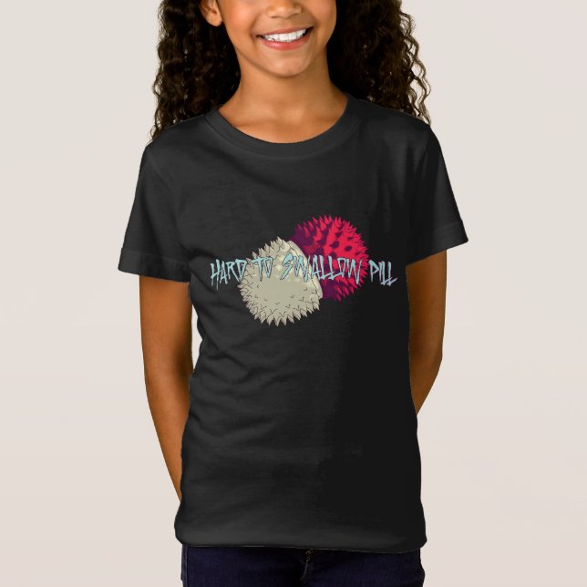 Camiseta Difícil de tragar pastillas (Anverso)