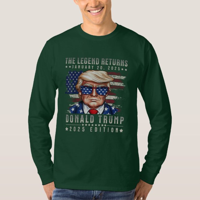 Camiseta Difícil elección del presidente Donald Trump para  (Anverso)