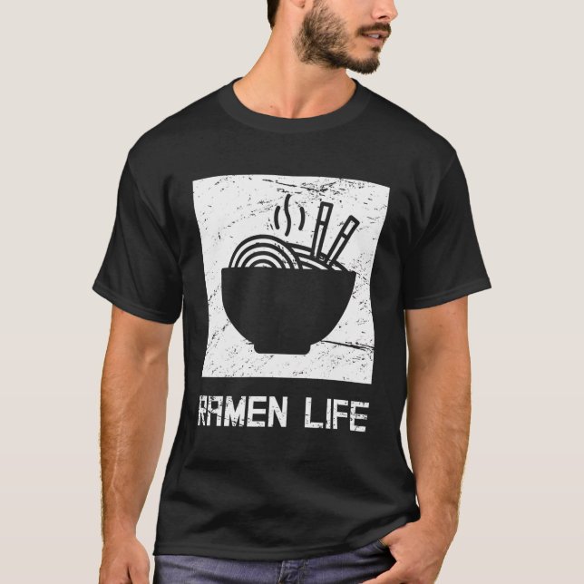 Camiseta Difícil Graciosidad Ramen Lover La Comida Japonesa (Anverso)