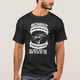 Camiseta Difícil ser un buen mecánico mecánico de diesel