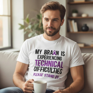 Camiseta Dificultades Técnicas Cerebrales Conciencia sobre 