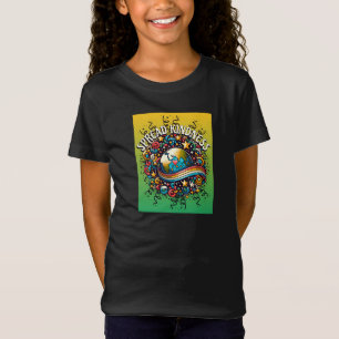 Camiseta Difunde Amabilidad Arte Colorido del Mundo