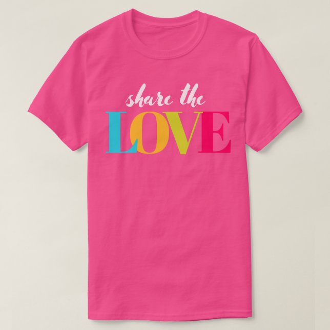 Camiseta Difunde el amor (Diseño del anverso)